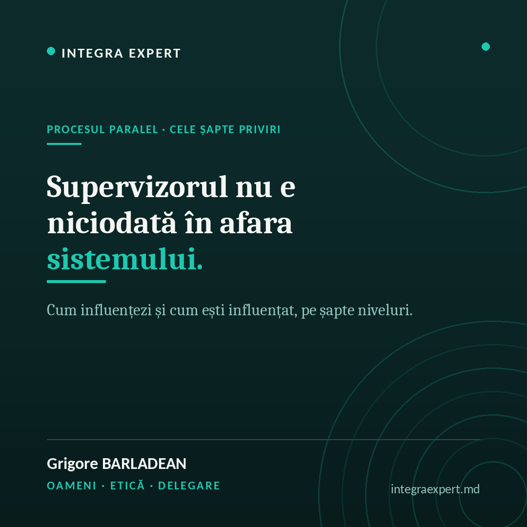 Procesul paralel și cele șapte privilegii ale supervizorului